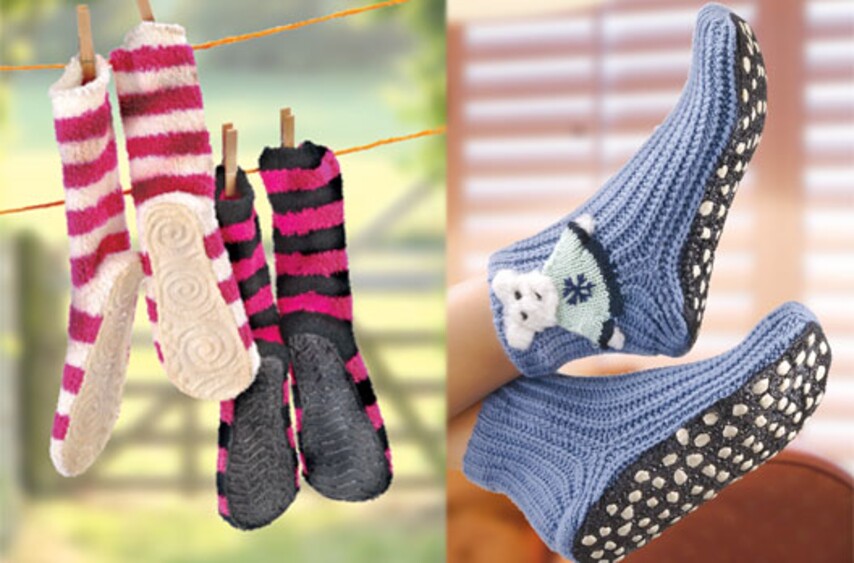 Sock-Stop: Schnelle Lösung für rutschige Socken - VBS Hobby