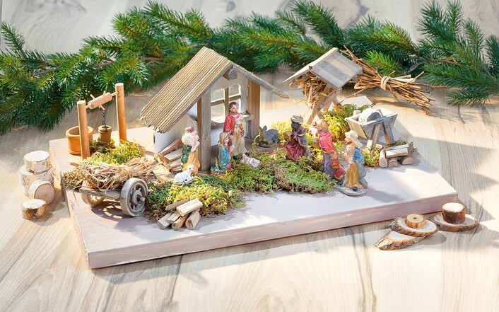 Crèche de Noël en miniatures - VBS Hobby