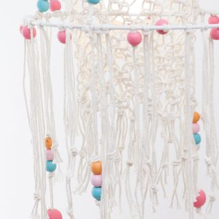 Abat-jour en macramé pour lampe tendance