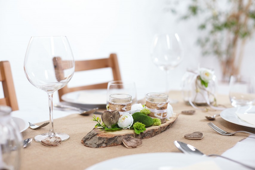 Decoration De Table Pour Mariage Champetre Loisirs Creatifs Vbs