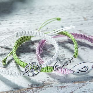 Bracelet en macramé fantaisie
