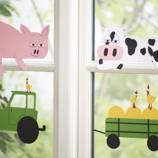 Window pictures farm animals
