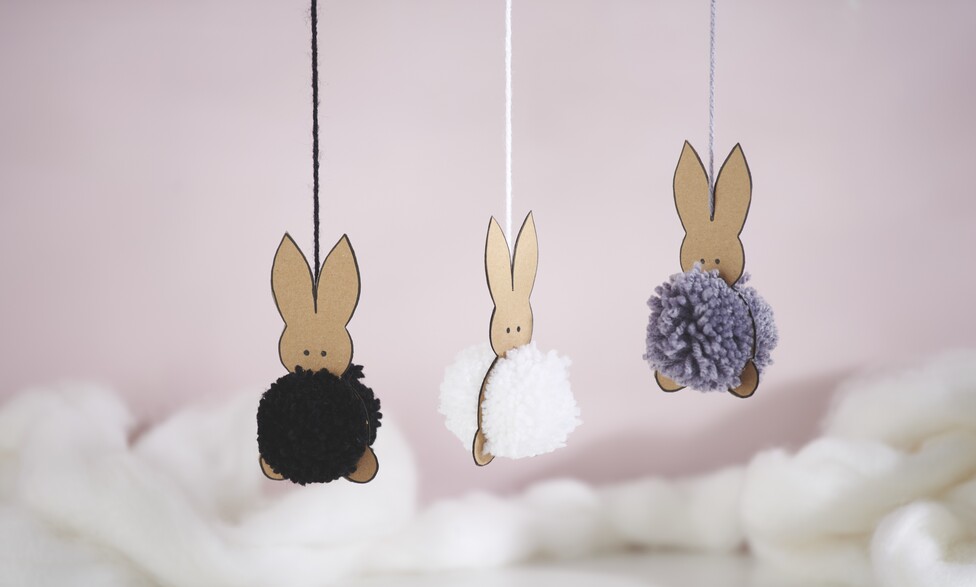 12 Boîtes Cadeaux Lapin De Pâques En Carton – 7x7 Cm – Avec Oreilles, Visage Et Pompon – DIY Nid De Pâques Pour Enfants