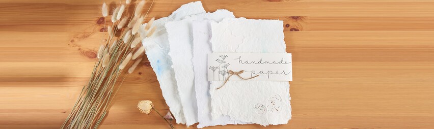 Fabrication de papier Handgeschöpftes Briefpapier