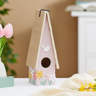 Springtime birdhouse