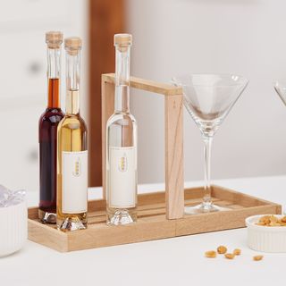 Plateau en lamelles en bois