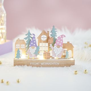 Gnome building kit with light