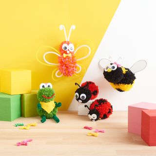 Pompon Tiere basteln