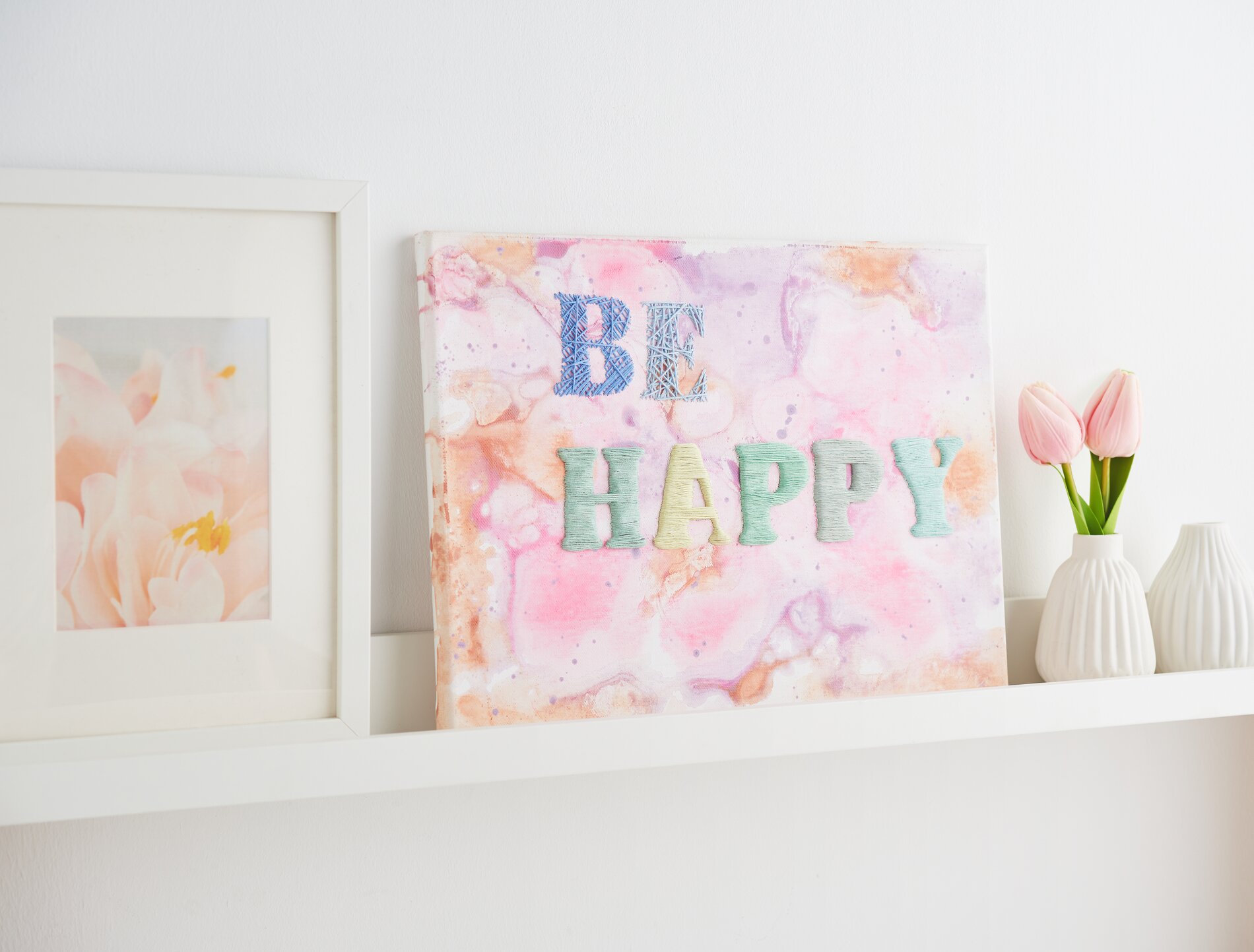 bestickter Keilrahmen