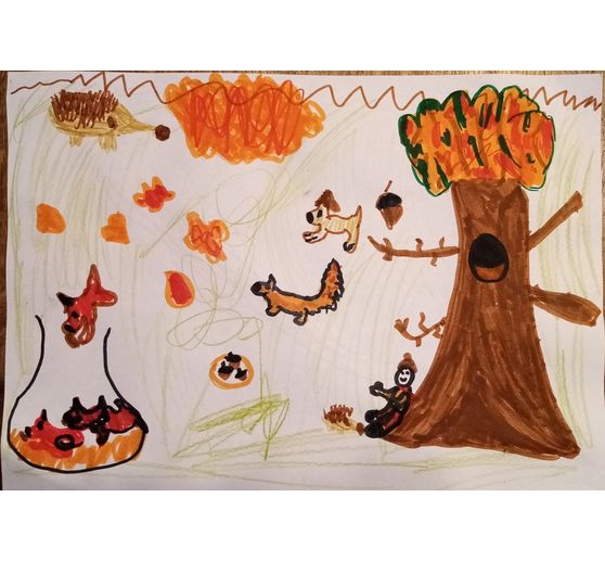 241_Ronja (8 Jahre)_Herbstbild