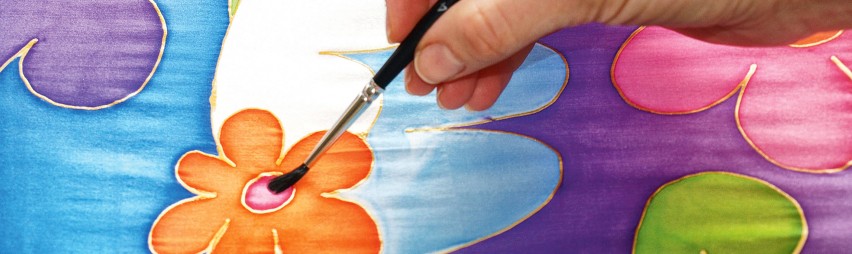 peinture sur soie