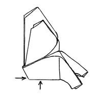 Papillon pliage étape 8