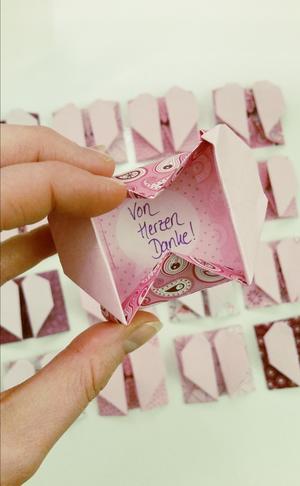 Enveloppe Origami Cœur Guide Gratuit