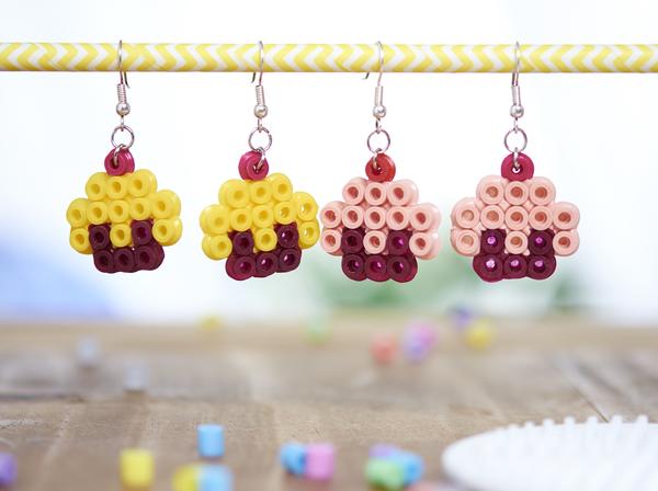 Perles à Repasser Boucles d'oreilles Hamapearls Boucles d'oreilles