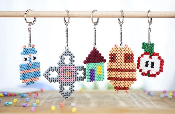 Perles à Repasser Porte-clés Hamapearls Porte-clés