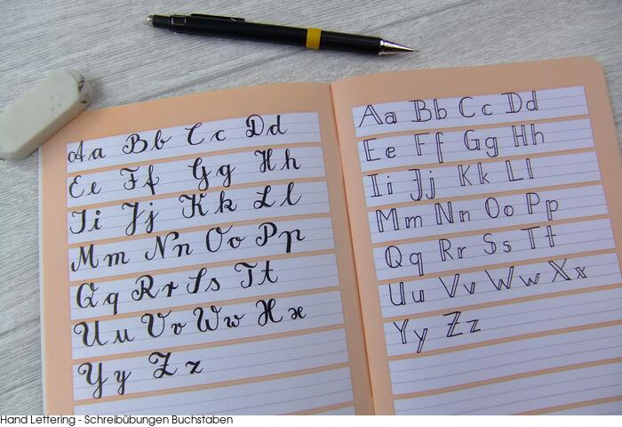 Hand lettering Tutorial - Writing exercises