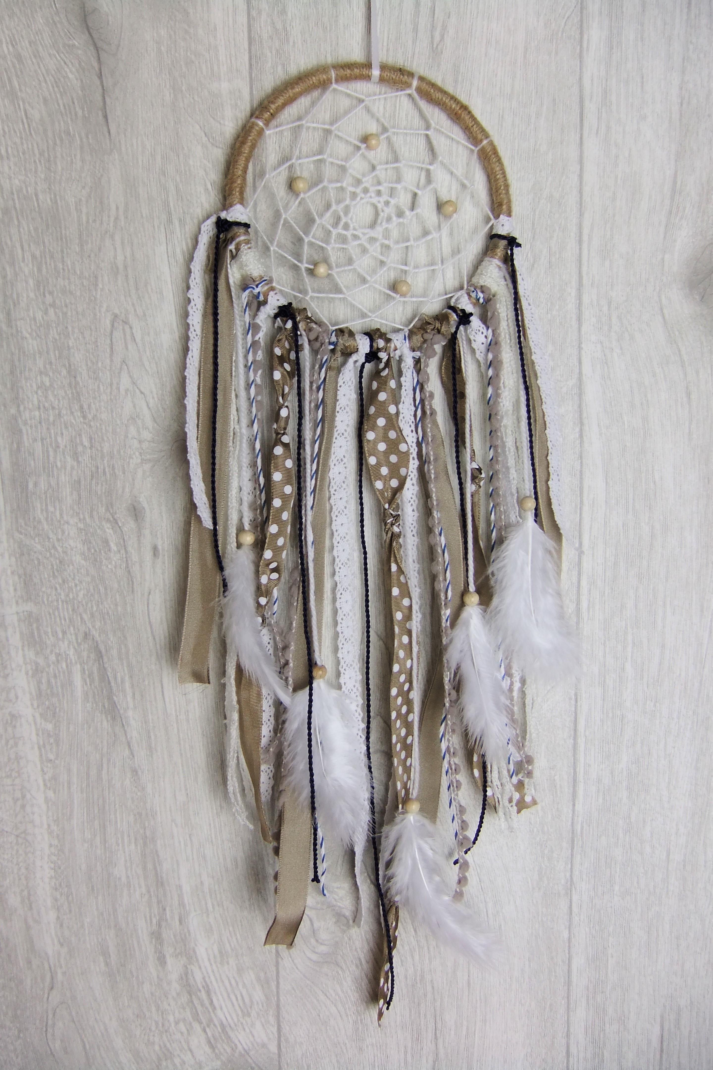 Handmade dreamcatcher finished