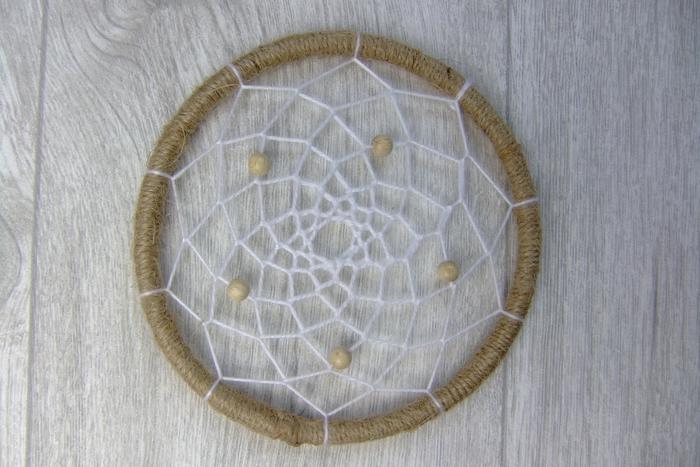 Handmade dreamcatcher - weaving the web8