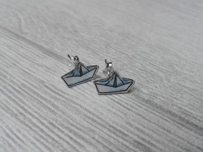 DIY de boucles d'oreilles : Exemple de bateau 2.0 Créer vos propres bijoux avec du plastique rétractable