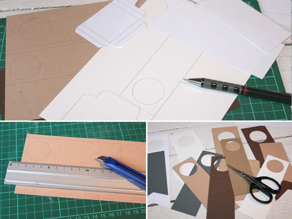 Flaschenanhänger DIY - Vorlagen aufmalen