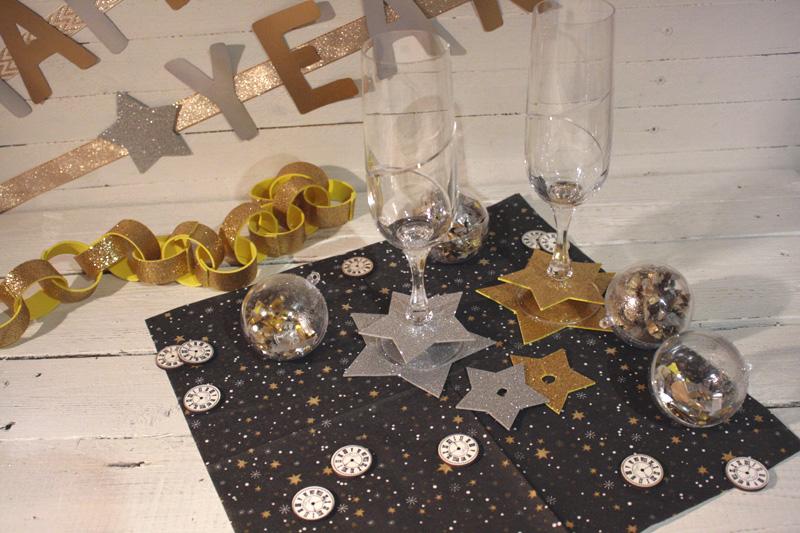 Silvesterdeko selber machen 3