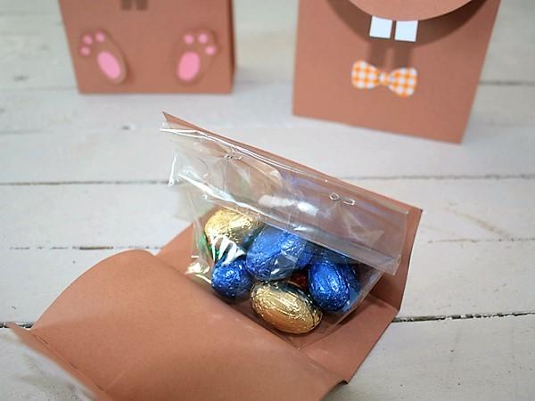 Emballage Lapin de Pâques : Remplir Emballage cadeau lapin de Pâques à remplir soi-même