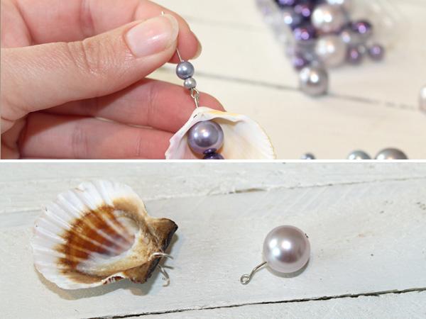 Summer trend: shell jewelry. Design shell earrings and shell necklace yourself