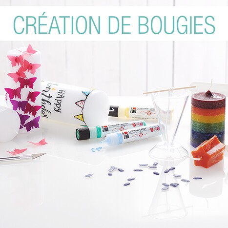 Bougeoirs à poser VBS « Moora », pour bougie chandelle - VBS Hobby