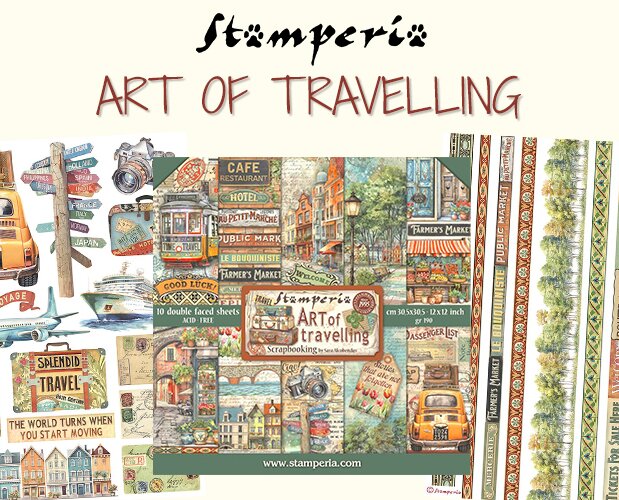 stamperia_Art-of-travelling