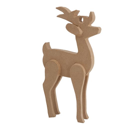 Cerf En Papier Mache Loisirs Creatifs Vbs Hobby Service Les pièces s'emboîtent et s'assemblent facilement, grâce à un marquage alphabétique (pas de besoin de colle). cerf en papier mache