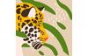 Serviette « Tête de léopard »