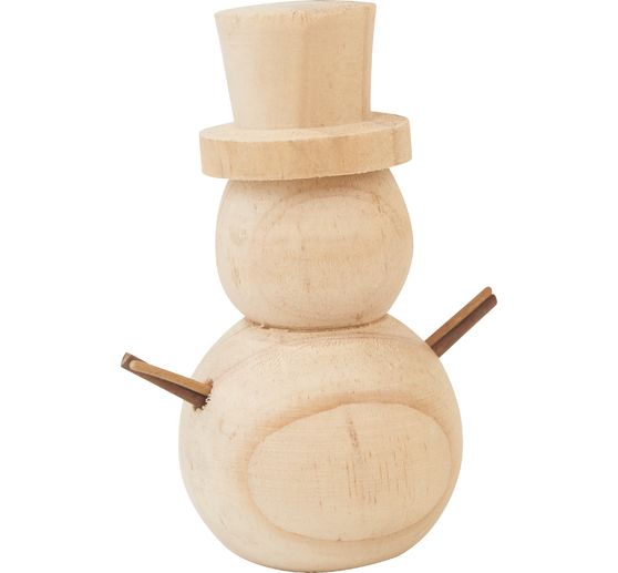 Bonhomme De Neige En Bois Vbs H 8 5 Cm Loisirs Creatifs Vbs Hobby Service