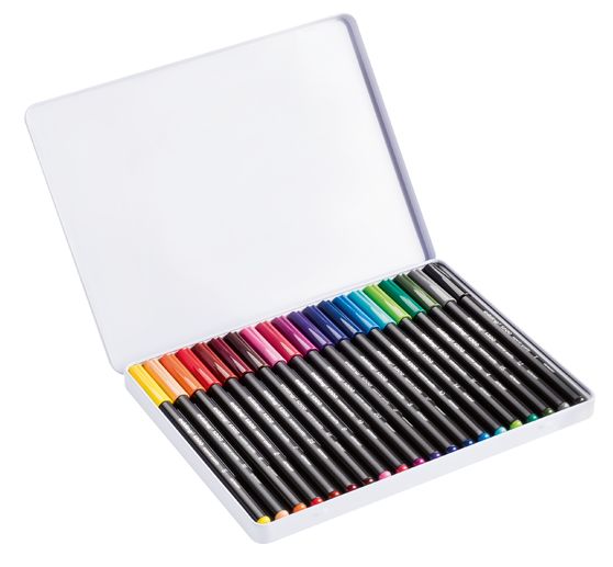 Feutres De Coloriage Edding 1300 2 Mm 20 Pc Dans Boite Metal Loisirs Creatifs Vbs Hobby Service