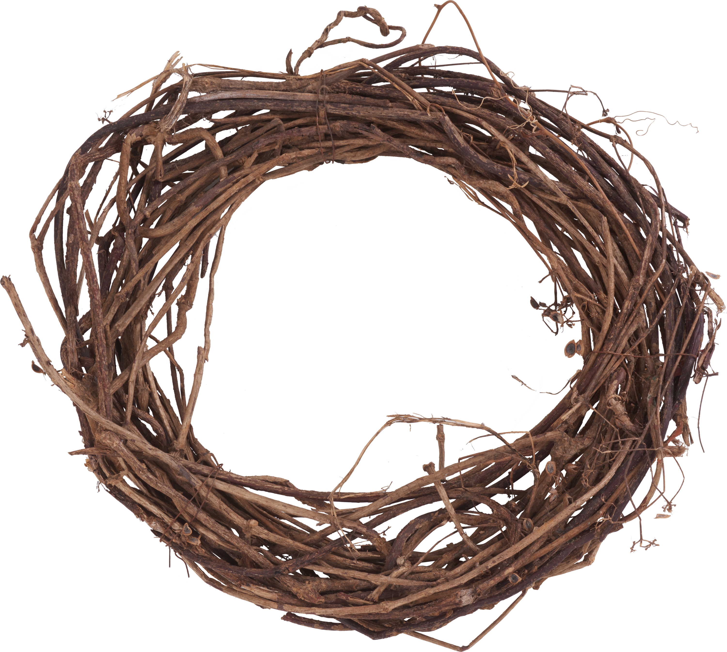 couronne de sarments de vigne naturel loisirs creatifs vbs hobby service