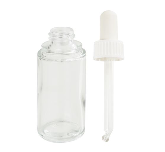 flacon verre avec pipette 30 ml loisirs creatifs vbs hobby service