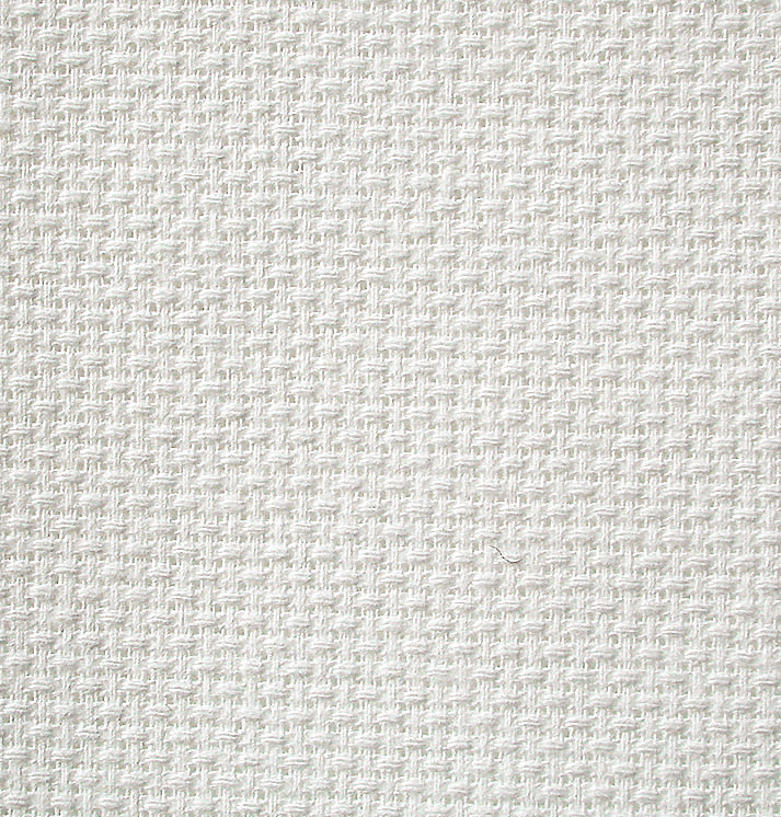 Toile Aïda au mètre Zweigart, 110 cm, blanc Loisirs créatifs VBS