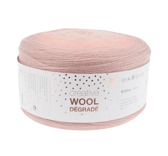Laine Rico Creative Wool Dégradé, 200 g