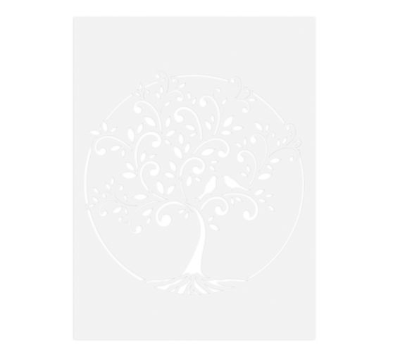 Pochoir Arbre De Vie A4 Loisirs Creatifs Vbs Hobby Service
