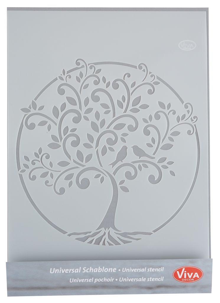 Pochoir Arbre De Vie A4 Loisirs Creatifs Vbs Hobby