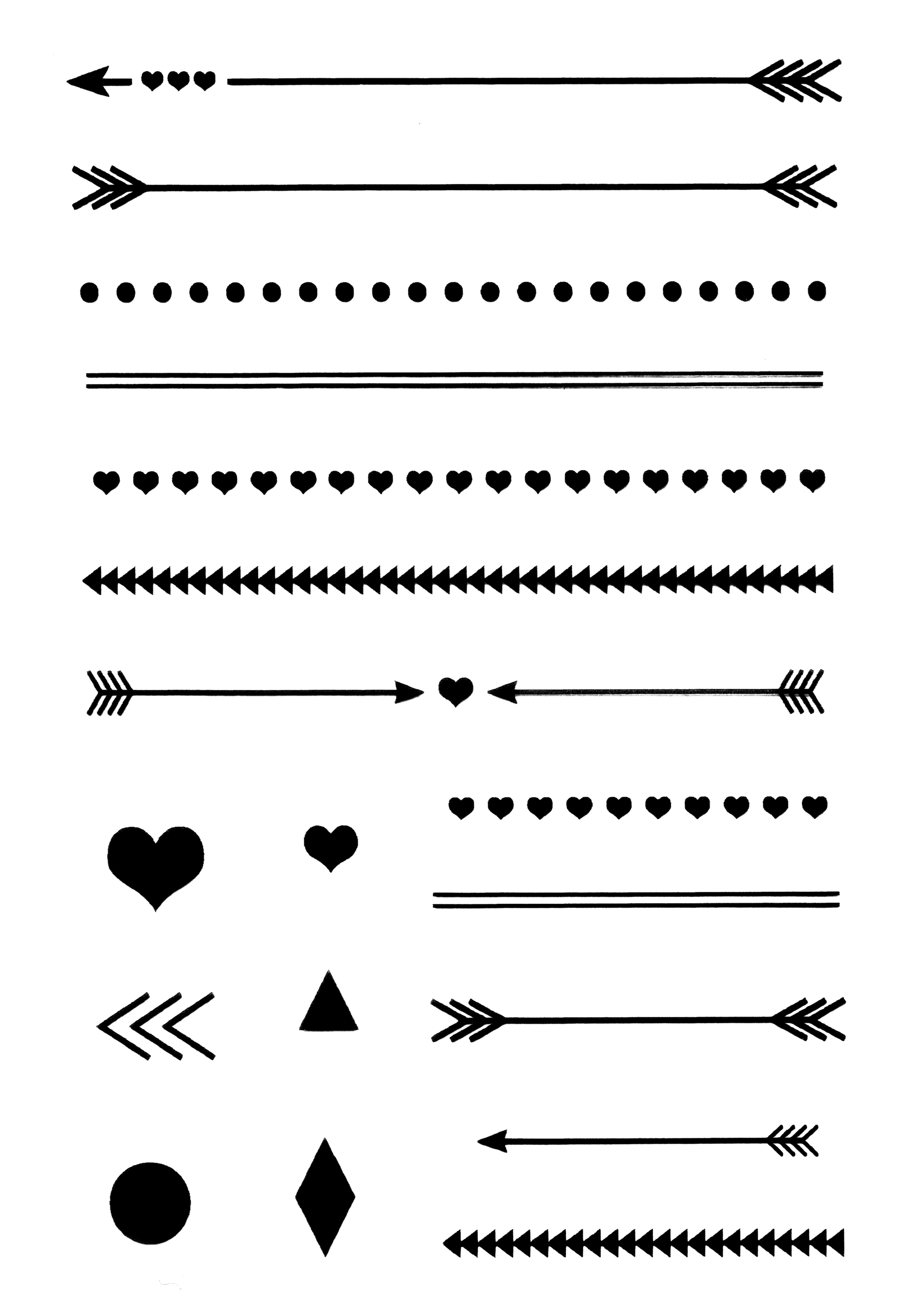 Tampons Clear Stamps Fleches Lignes 18 Pc Loisirs Creatifs Vbs Hobby Service