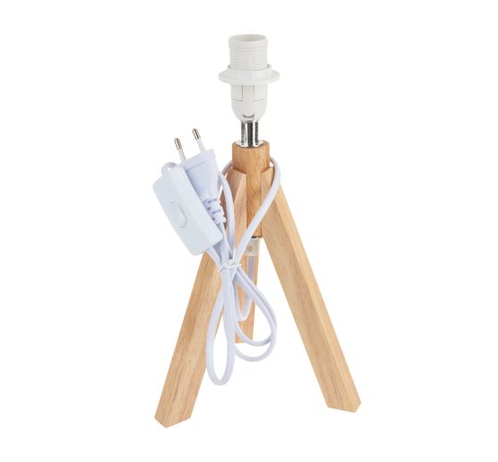 Fixer Une Douille Sur Un Pied De Lampe Pied De Lampe En Bois Vbs Trepied 20 Cm Loisirs Creatifs Vbs Hobby