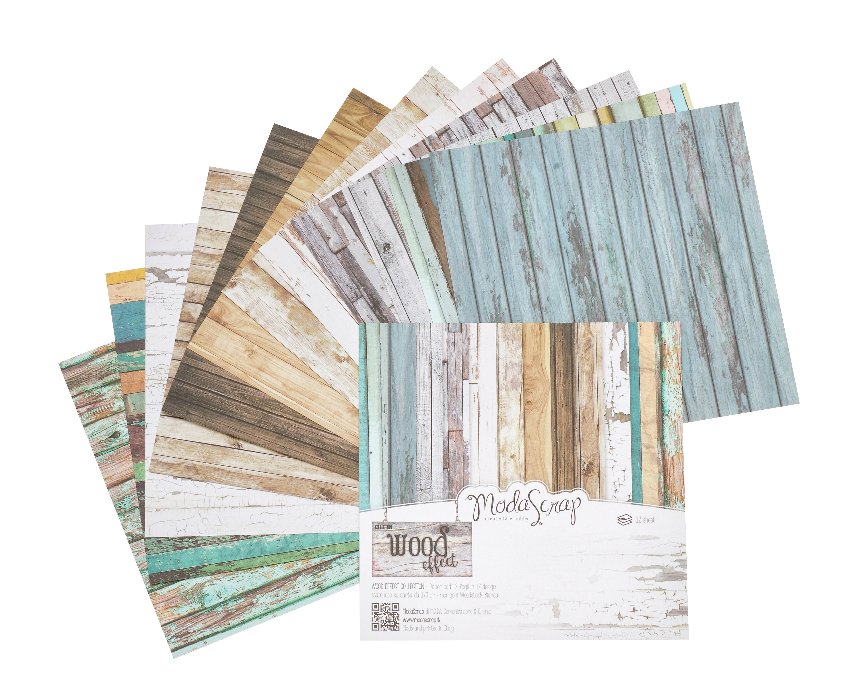 Papier scrapbooking « Wood Effect