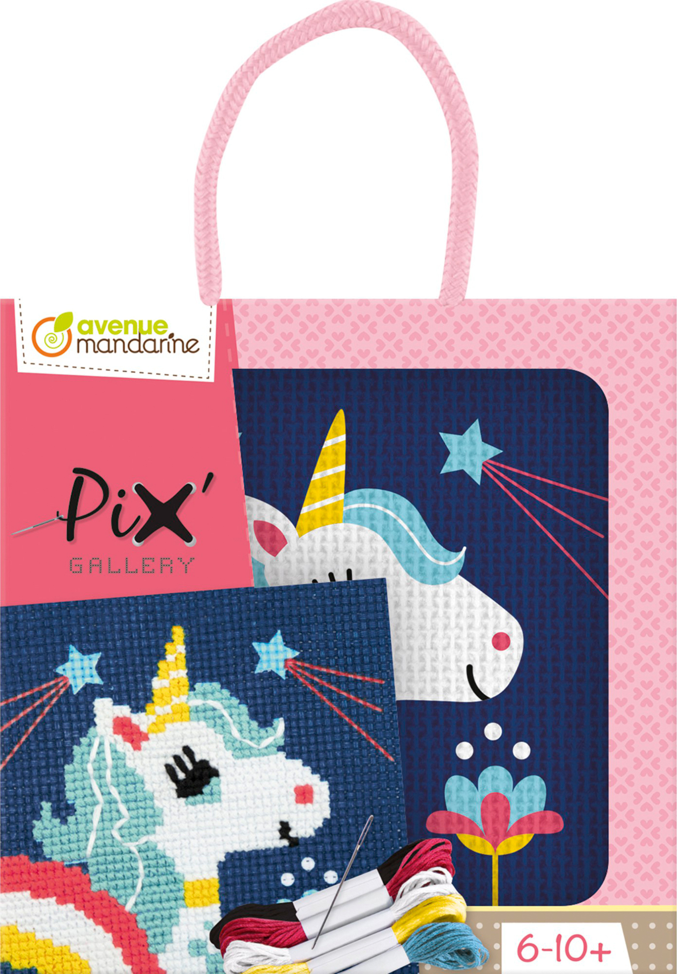 Kit Punch Needle Licorne 3 Pièces – Broderie Aiguille Perforatrice Pour Débutants Adultes Enfants, Décoration Murale Mignonne Licorne