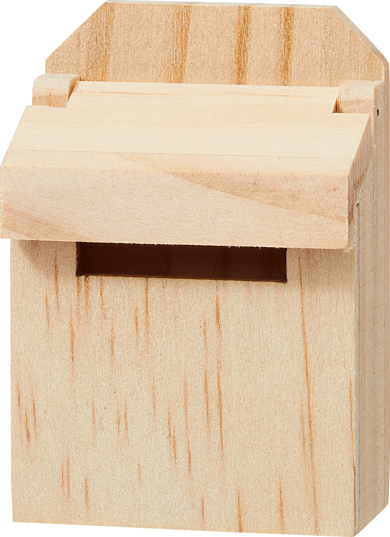 Boîte Aux Lettres Miniature En Bois Pour Maison De Poupée - Décor Vintage, Taille Environ 5x4x2 Cm - 10
