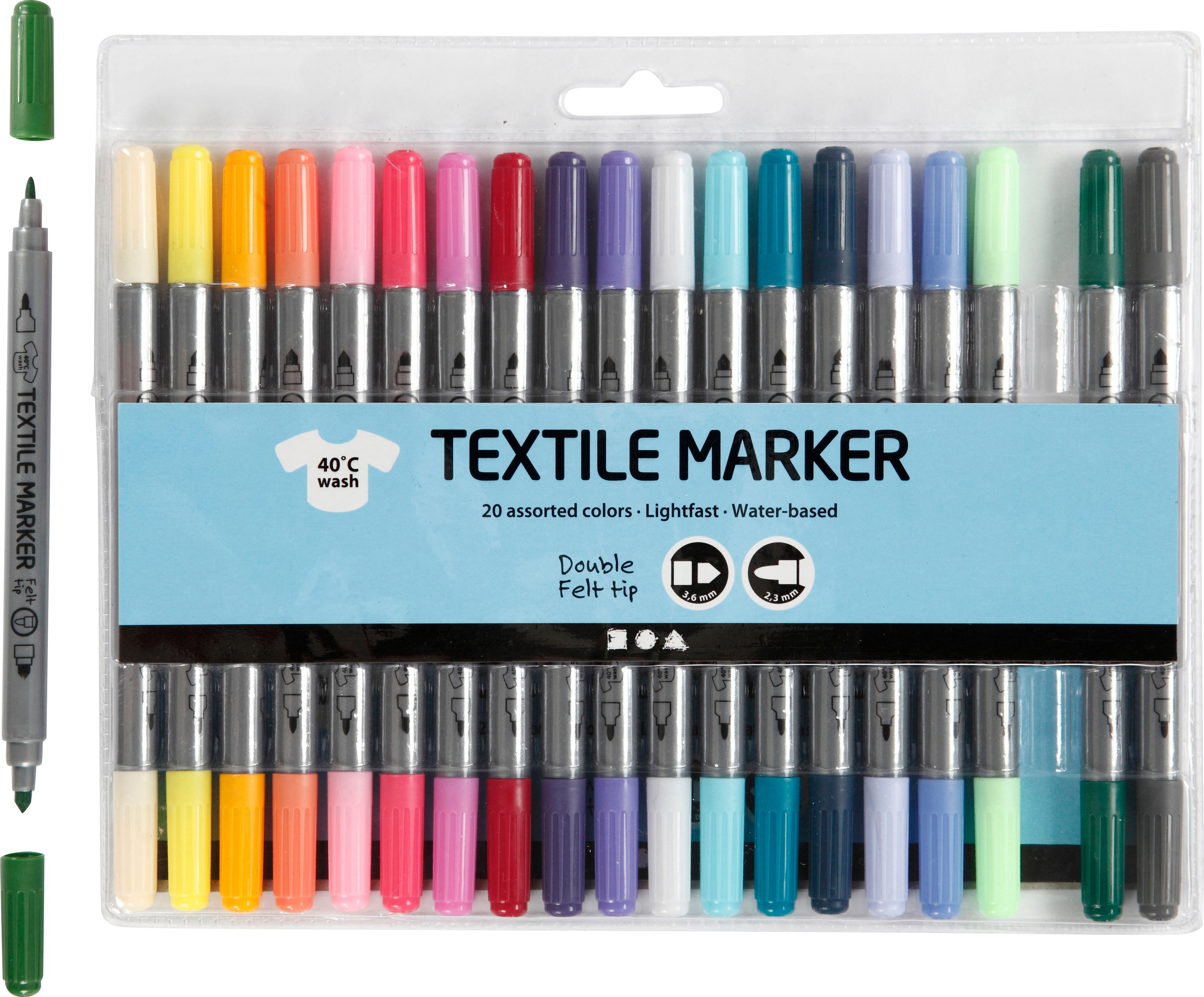 Fabric painting pens Additional colours