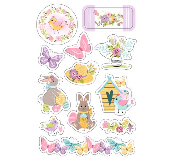 Stickers « Adorables fêtes de Pâques »