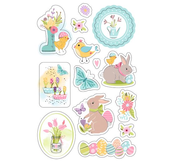 Stickers « Adorables fêtes de Pâques »