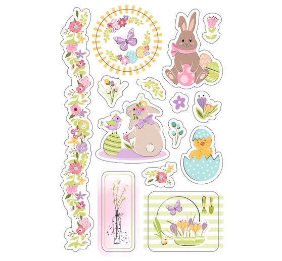 Stickers « Adorables fêtes de Pâques »