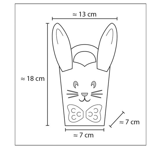 MIni-sacs « Lapin de Pâques »