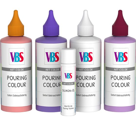 VBS Pouring Colour « Flower », set de 5